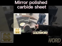 Staalplaat 100*100*1.2mm van het wolframcarbide voor de Binnengroef Ingelegde Legering van het Halfgeleidersilicium